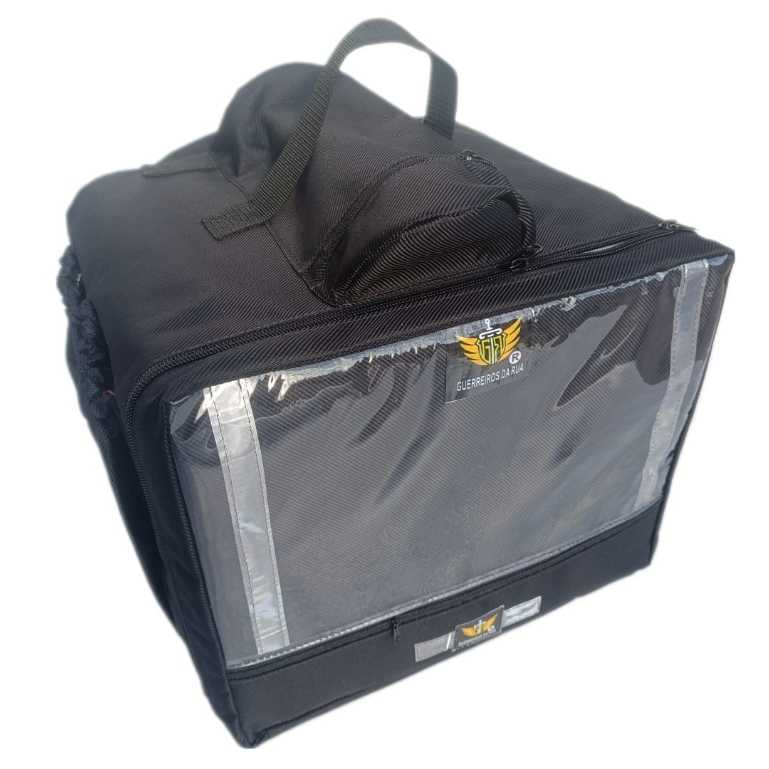Só a capa (sem isopor) mochila bag para isopor de 45litros bolsinho entregas delivery