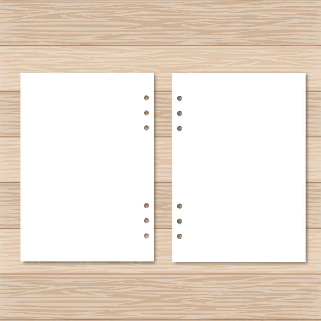 Refil Liso de binder/fichario - A5,A6 e A7