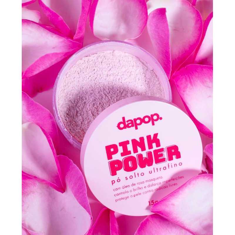 Pó Facial Pink Powder - Dapop