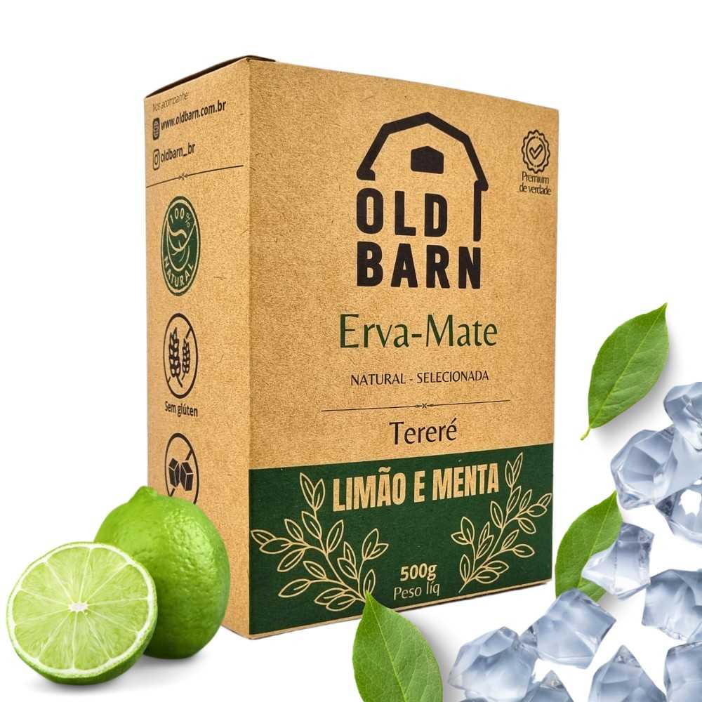 Erva De Tereré Old Barn 500g Premium De Verdade Alta Qualidade Menta Black Limão Abacaxi Com Hortelã