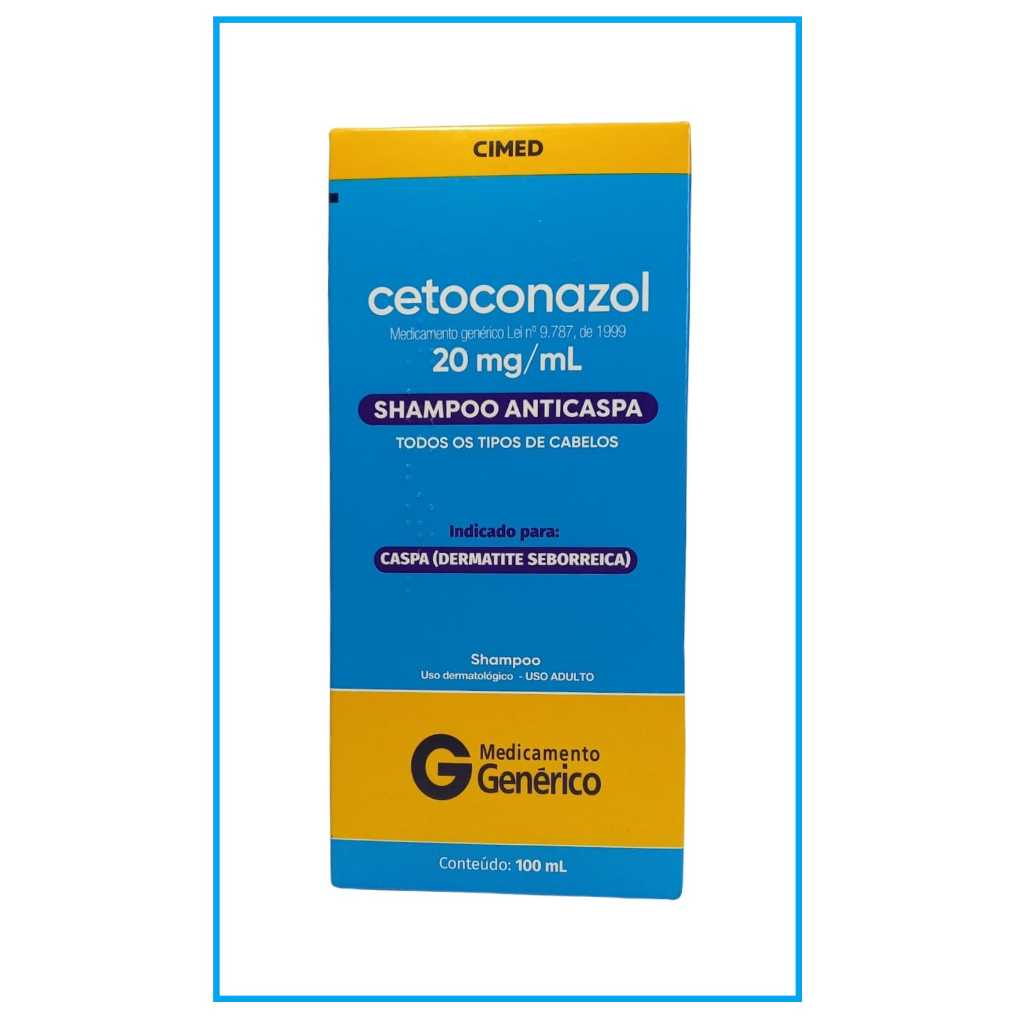 Cetoconazol 20mg/ml Shampoo Anticaspa 100ml - Cimed