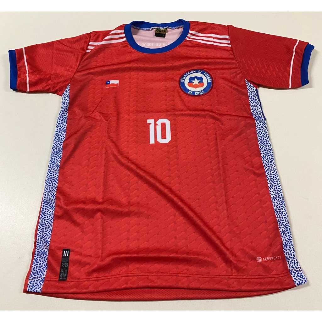 Camisa Futebol Seleção Chile Vermelha Adulto