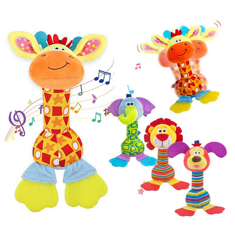 Baby Soft Rattles 0-6 Meses , Brinquedos De Aprendizagem Sensorial Para Bebês De 6 A 12 Brinquedo De Pelúcia Macia