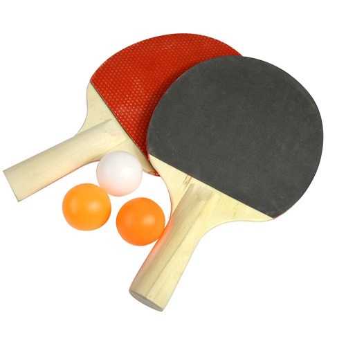 Kit Ping Pong Tênis de Mesa 2 Raquetes 3 Bolas Toys & Toys