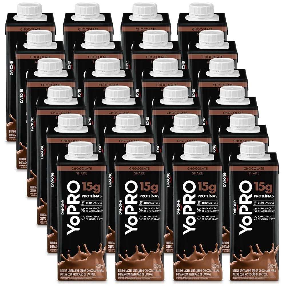 Pack 24 unidades YoPRO Bebida Láctea UHT Chocolate 15g de proteínas 250ml