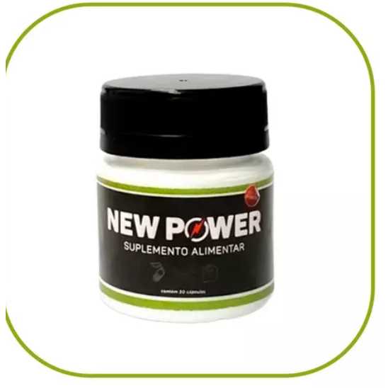 Composto New Power Extra Forte, 30 Cápsulas 100% Original