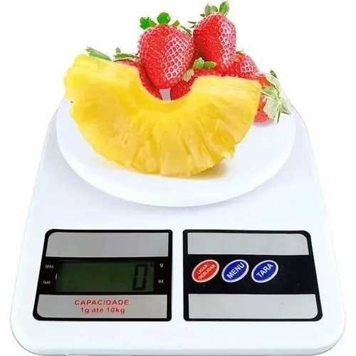 Balança de cozinha digital Clink Digital CK1253 pesa até 10kg branco