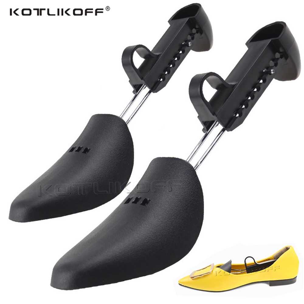 KOTLIKOFF Maca De Plástico Ajustável Para Calçados Domésticos Sólida E Durável Pretos Expansor Extensor De