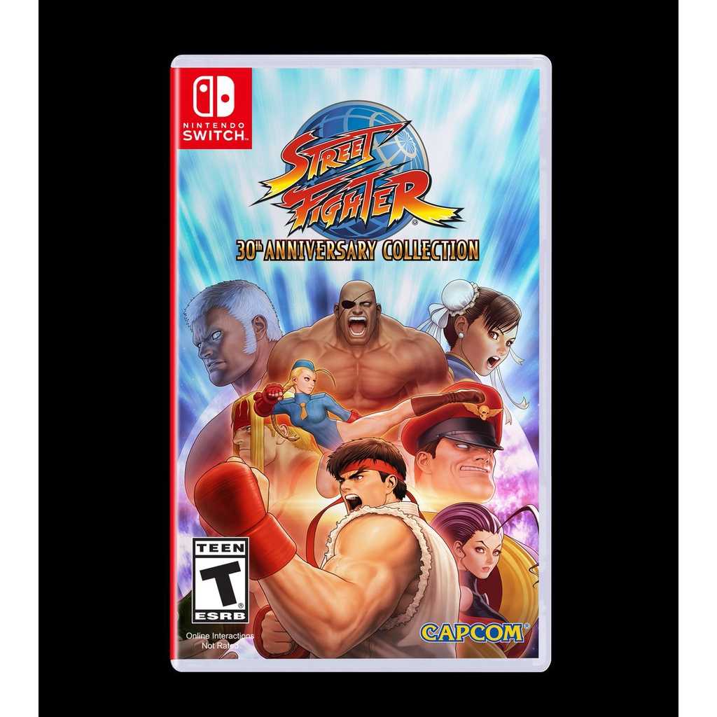 Street Fighter 30th Anniversary Collection Switch Mídia Física