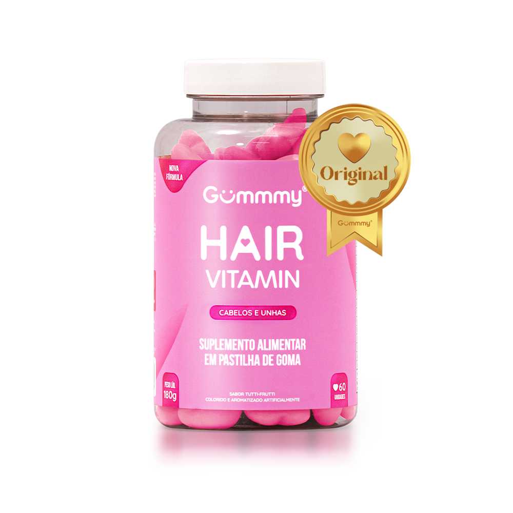 Gummy Hair - Suplemento Vitamina Para Cabelo E Unhas Em Goma
