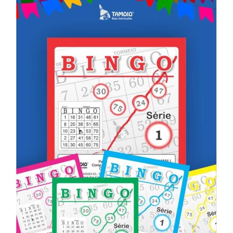 10 Blocos de Bingo ( Mil Cartelas)