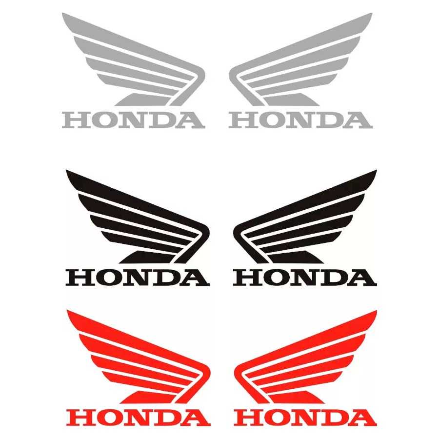Adesivo Logo Asa Cores Honda