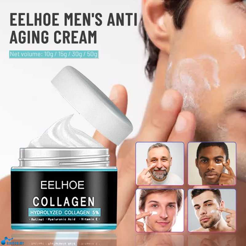 Homens Anti-Envelhecimento Creme Facial Retinol Vitamina C Rosto Colágeno Rugas Firmador Levantamento Clareamento
