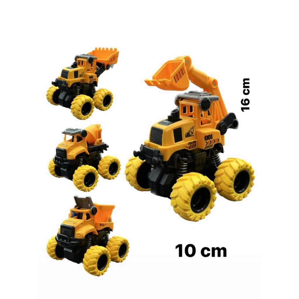 Brinquedo Miniatura Carrinho Construtor Big Monster Truck 4x4