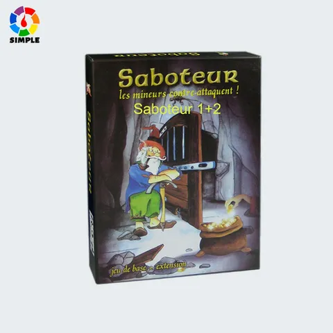 Saboteur Board Game 12 VersionSaboteur1 Version Jeu De Funny Board Game With English Instructions Family Board Game