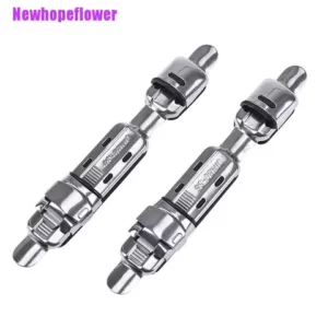 NFPH 2Pcs Stainless Steel Fishing Rods Wheel Seat Pole Deck Rods Clip Reel Fitted