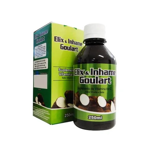 Elixir Inhame Goulart Zero Açúcares Com Inhame e Salsa 250ml