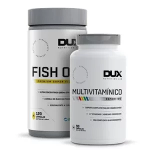 Kit Fish Oil Omega 3 Multivitaminico Dux Nutrition