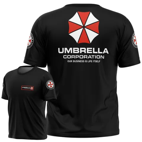 Camiseta Cosplay Resident Evil Umbrella Corporation