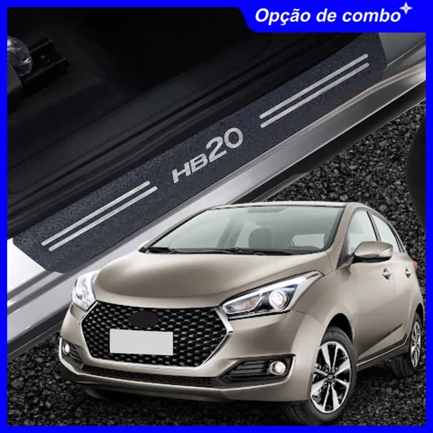 Soleira Hyundai Hb20 Hatch Kit 8 Peças