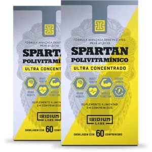 Kit 2x Spartan Polivitamínico Ultra Concentrado 60 comps Iridium Labs