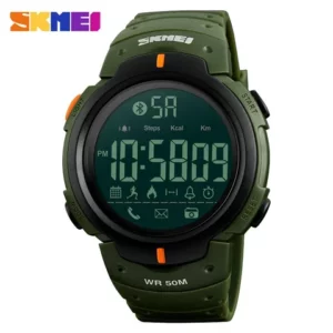 SKMEI Smartwatch Masculino Bluetooth à Prova dÁgua com Notificação de Chamada Relógio Pedômetro Contador de Calorias