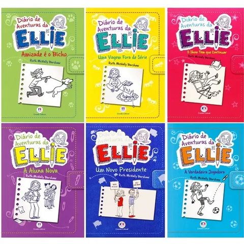 Diário de Aventuras da Ellie Escolha entre 6 livros diferentes