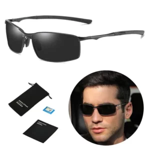 Óculos De Sol Óculos Escuros Masculino Polarizado Proteção UV Aoron 559 Original