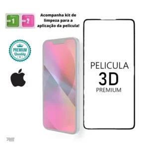 Película Ultra 3D Premium Compatível iPhone do 7 ao 13Pro Max