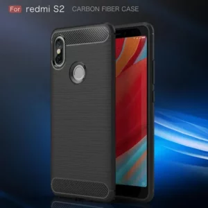 Capa Flexível De SiliconeTPUFibra De CarbonoAntiImpacto Para Xiaomi Redmi S2