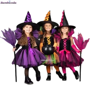 2023 Traje De Halloween Para Meninas Tutu Vestido Cosplay Festa De Natal Disfraz