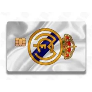 Adesivo de cartão de credito time Real Madri