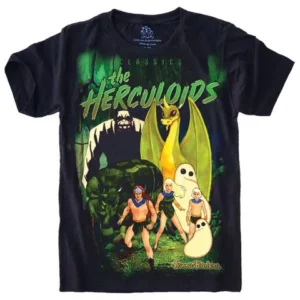 Camiseta Herculóides Desenho Antigo Retrô Masculina Feminina Infantil Plus Size Camisa Personalizada Geek