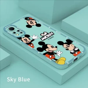 Capa De Celular Macia Para Infinix Hot 11S NFC 11 Play Cartoon Anime Mickey Mouse Matte Back Cover Shockproof Cases Protective Soft TPU Phone Capinha