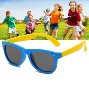 Óculos de Sol Infantil Silicone Polarizado Flexível RF168