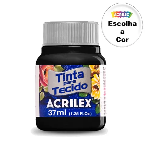 Tinta Tecido Fosca 37 ml Escolha a Cor Acrilex