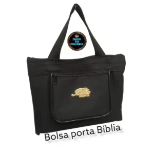 bolsa porta Bíblia preta capa bíblia lembrancinhas evangélicas