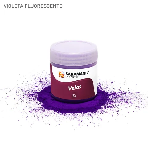 Corante Violeta Fluorescente para Velas Saramanil