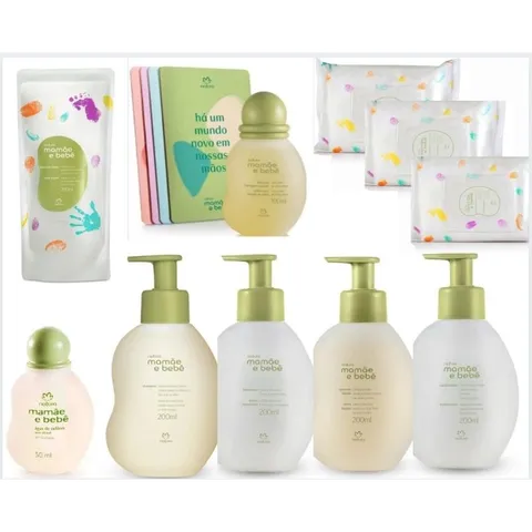 Mamãe e Bebê Natura Monte o seu escolha seus produtos Shampoo Sabonetes óleo Mamãe e Bebê Natura PRODUTOS AVULSOS
