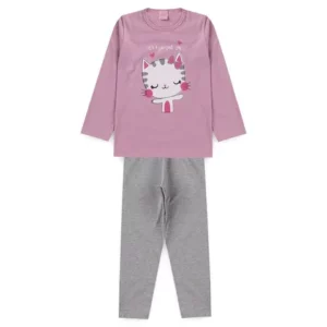Pijama Infantil Menina Estampado L54