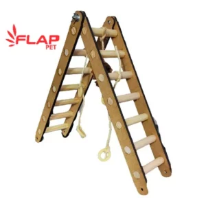 Brinquedo Escada para Calopsita agapornis periquito Escadinha modular 80x10cm