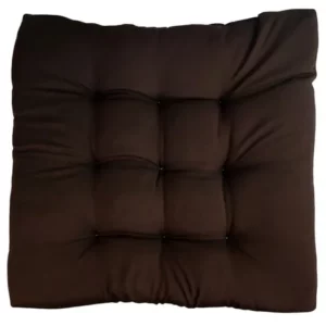 Almofada Grande Futton Decorativa Liso Assento Para Sofa e Poltrona 60x60cm Aretsanal Marrom