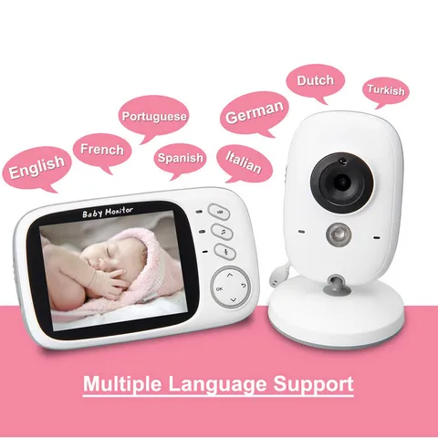 Câmera 2way Talk 32 Polegadas Digital Sem Fio Visão Noturna Áudio Vídeo Chamada Câmera De SegurançaWireless Bebê Visão Noturna Babá Eletrônica Monitor de bebe