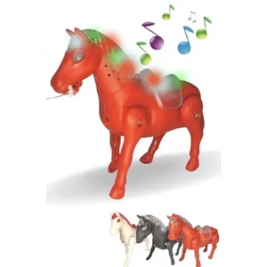 Cavalo De Brinquedo C Som E Luz Musical Anda Animal Fazenda