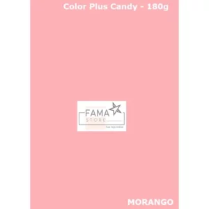 Papel Color Plus Linha Candy MORANGO A4 180g A4 30 folhas