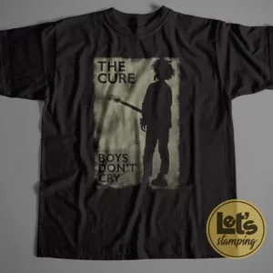Camiseta básica unissex moda camisa tshirt 100 algodão silk screen estampa música banda rock The Cure