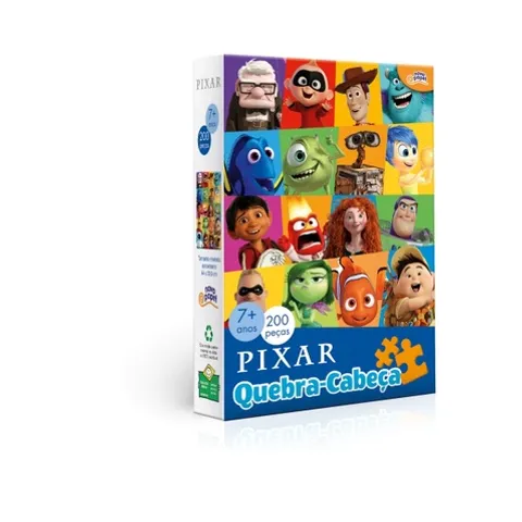 Quebra Cabeça 200 Peças Disney Pixar Toyster