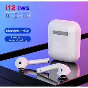 Fone De Ouvido In Ear Bluetooth Sem Fio Touch i12 Tws Recarregável