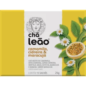 Chá Leão Premium Camomila com Cidreira e Maracujá 15 Sachês