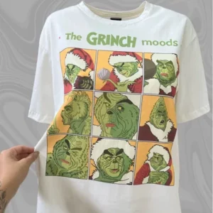 Camiseta Grinch Moods - Escolha A Cor